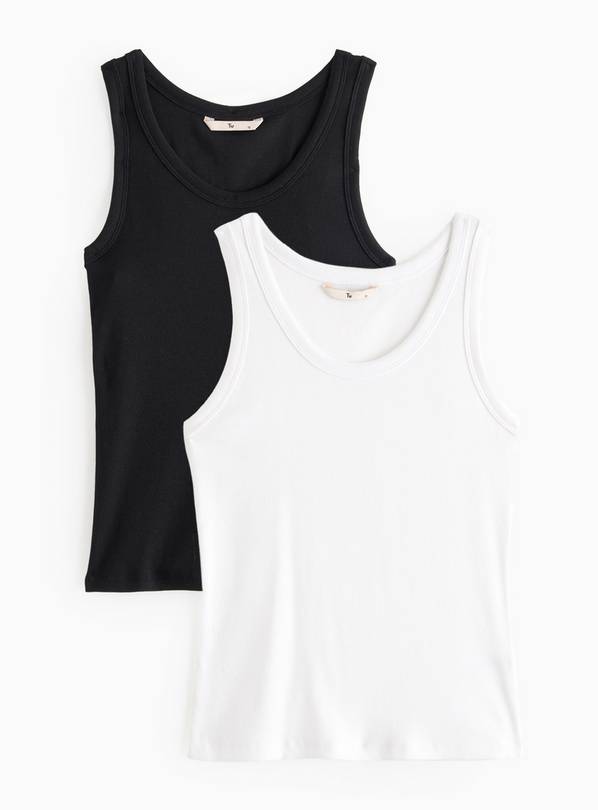 Mono Plain Vests 2 Pack 18